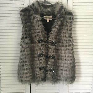 MICHAEL michael kors faux fur vest
